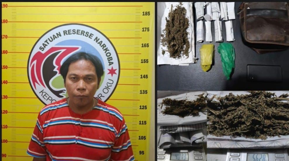 Tersangka dan barang bukti diamankan di Polres. Foto: Istimewa