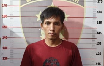Tersangka diamankan di Polsek Baturaja Timur. Foto: istimewa