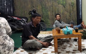 Juwanto didampingi keluarga saat dibincangi awak media, Selasa (4/3/2025)