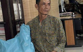 Pelaku setepah diamankan polisi. Foto: Polres OKU