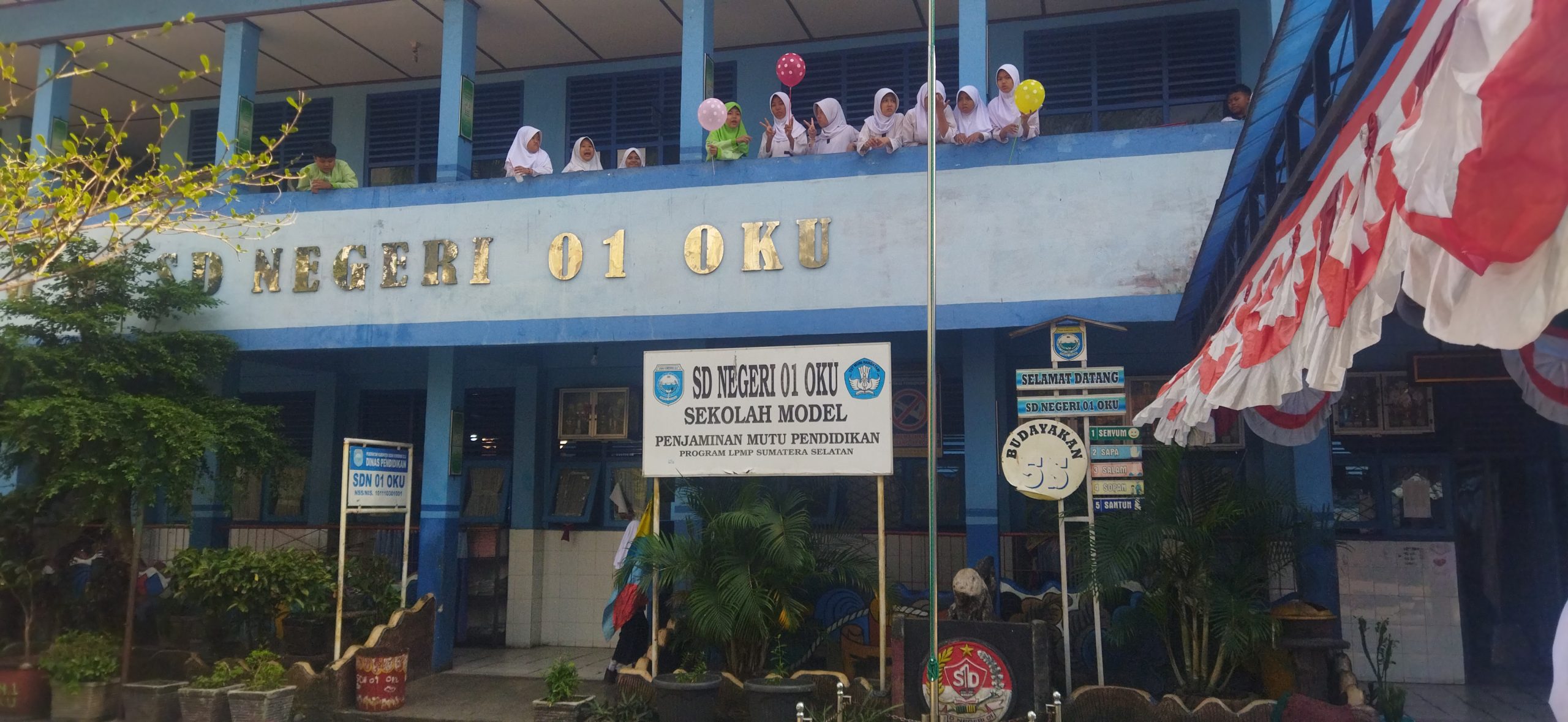SDN 01 OKU tempat SA mengajar, Jumat (25/7/2025). Foto: erham