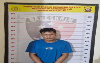 Tersangka diamankan di Polsek Peninjauan. Foto: Reskrim Polsek Peninjauan