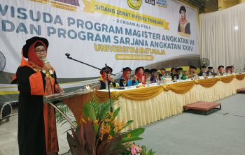 IMG-20250826-WA0013 Rektor Unbara menyampaikan sambutan, Selasa (26/8/2025)