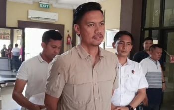 Kasat Reskrim Polres OKU, Iptu Ridho Agus Suhendra, memberikan keterangan kepada awak media. Foto: repro