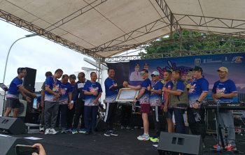Salah satu rangkaian acara OKU Selatan Run D’Ranau Bank Sumselbabel. Foto: istimewa