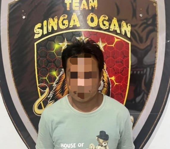 Tersangka diamankan di Polres OKU. Foto: istimewa